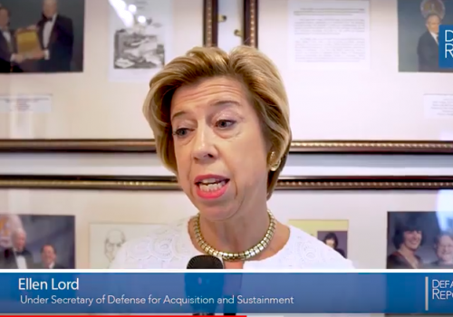 Exclusive Interview with Undersecretary Ellen Lord Exclusive Interview with Undersecretary Ellen Lord