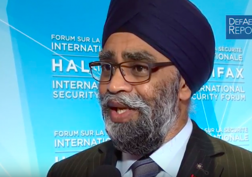 Canada’s Sajjan on Halifax Forum, Strategy, Fighter Program & Spending Canada’s Sajjan on Halifax Forum, Strategy, Fighter Program & Spending