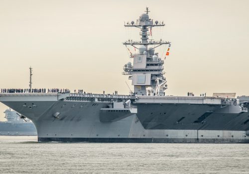 Carrier Ford Underway For Tests as Navy Mulls Future Schedule Carrier Ford Underway For Tests as Navy Mulls Future Schedule