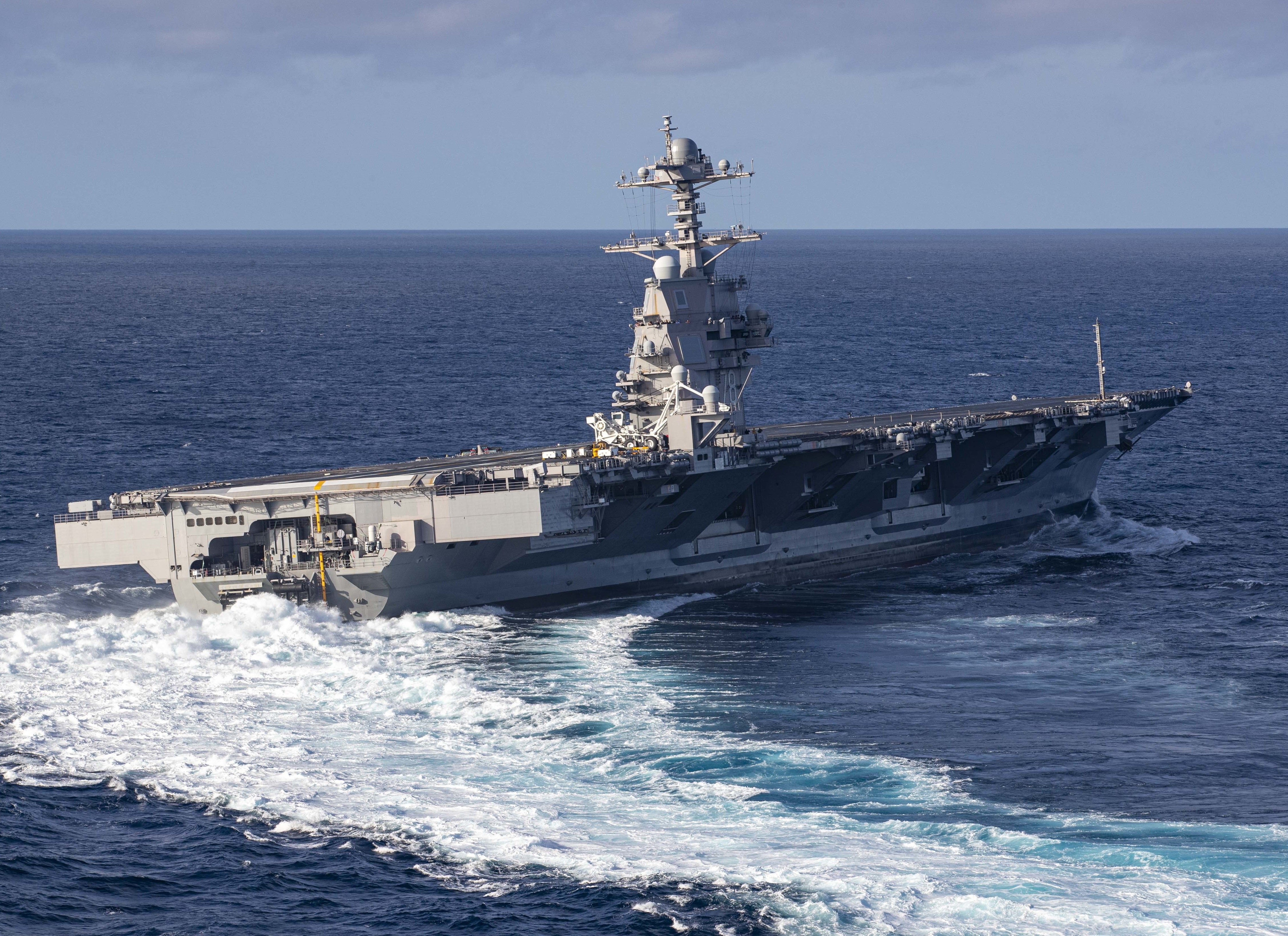 USS Gerald R. Ford High Speed Turns Defense & Aerospace