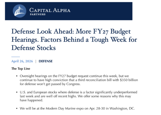 Defense & Aerospace Daily Podcast [Apr 27, 2026] Look Ahead w/ Byron Callan