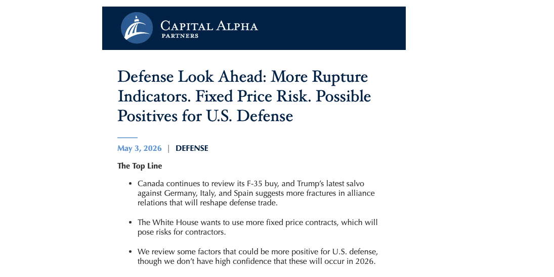 Defense & Aerospace Daily Podcast [May 04, 2026] Look Ahead w/ Byron Callan