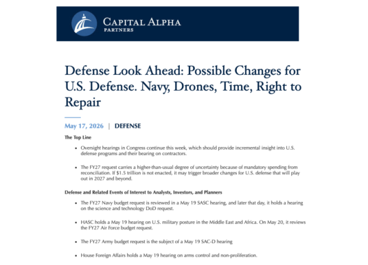Defense & Aerospace Daily Podcast [May 18, 2026] Look Ahead w/ Byron Callan