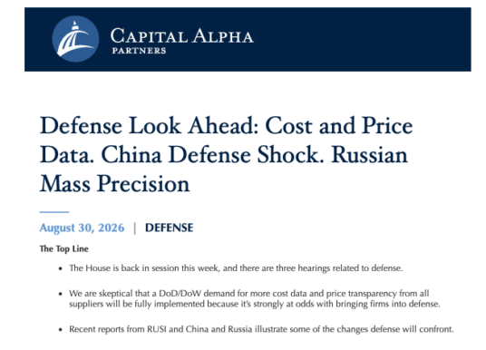 Defense & Aerospace Daily Podcast [Aug 31, 2026] Look Ahead w/ Byron Callan