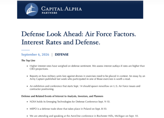 Defense & Aerospace Daily Podcast [Sep 08, 2026] Look Ahead w/ Byron Callan