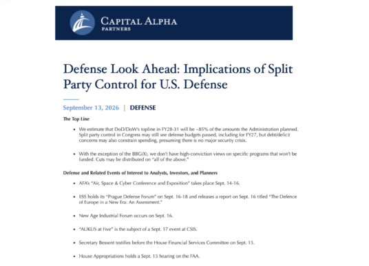 Defense & Aerospace Daily Podcast [Sep 15, 2026] Look Ahead w/ Byron Callan